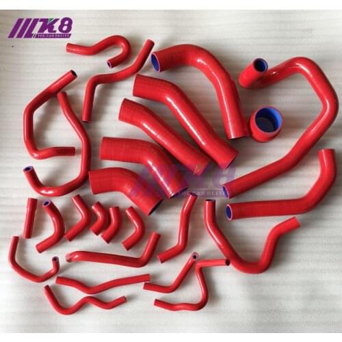 SILICONE INTERCOOLER/FMIC TURBO HOSE FOR TOYOTA SUPRA MA70 MK3 7M-GT/7MGTE turbo 3.0L(26PCS)