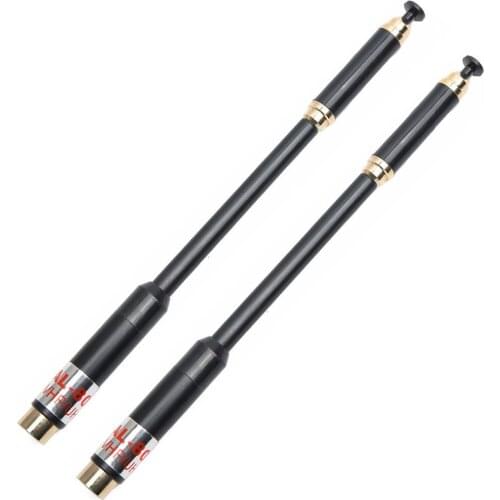 2PCS Harvest AL-800 Dual Band 144/430MHz SMA-Male Telescopic Antenna for Walkie Talkie BAOFENG YAESU WOUXUN TYT TH-8000D/E Radio