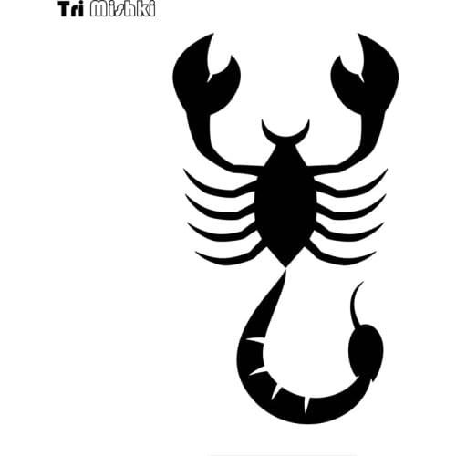 Tri mishki HZX1359 zodiac signs Scorpio car sticker Vinyl Decals Waterproof sticker on Car Body Rear Window