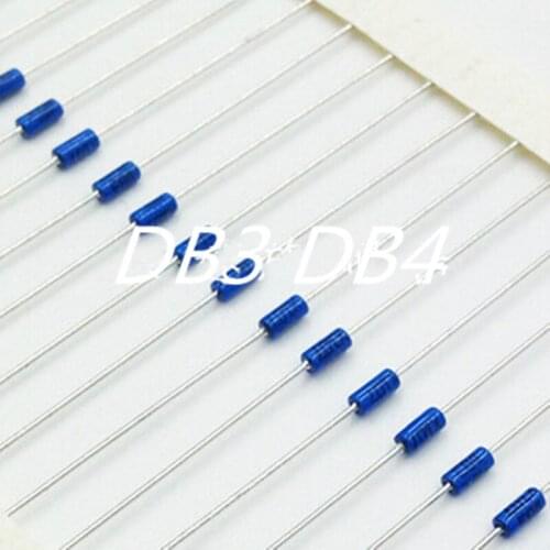 100PCS DB3 Blue DB3 Trigger Tube Package DO-35 Bidirectional Trigger Diode DB4 DB3