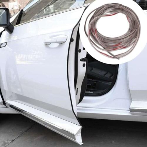 5M/ U Type Universal Car Door Edge Protection strip Scratch Protector For Mitsubishi ASX Outlander Lancer Evolution Pajero Eclip