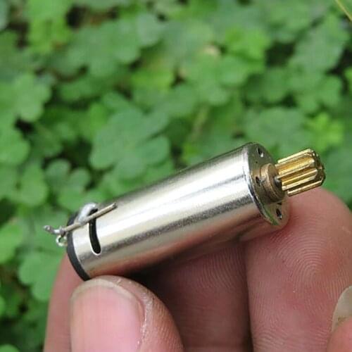 DC 3V High-speed DC Carbon Brush N60 Motor with Metal Gears, Stainless Steel Casing, Output Shaft Dia 1.5mm, 0.35A, 17500 RPM