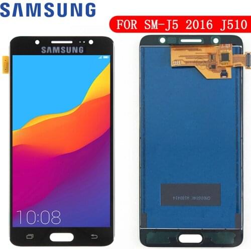 TFT For Samsung Galaxy J5 2016 Screen J510 LCD J510F Display Touch Digitizer Glass Frame Can Adjust J510FN J510M J510Y J510G