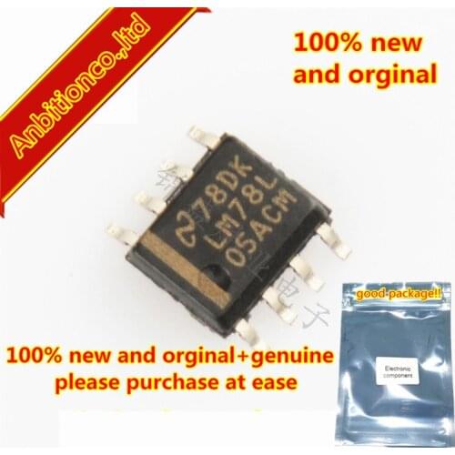 10pcs 100% new original LM78L05ACMX LM78L05ACM SOP8 LM78LXX Series 3-Terminal Positive Regulators in stock