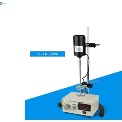 220V Laboratory Electric Mixer Digital Display Lab Agitator Overhead Laboratory Stirrer 300W 3000RPM 0-120MIN