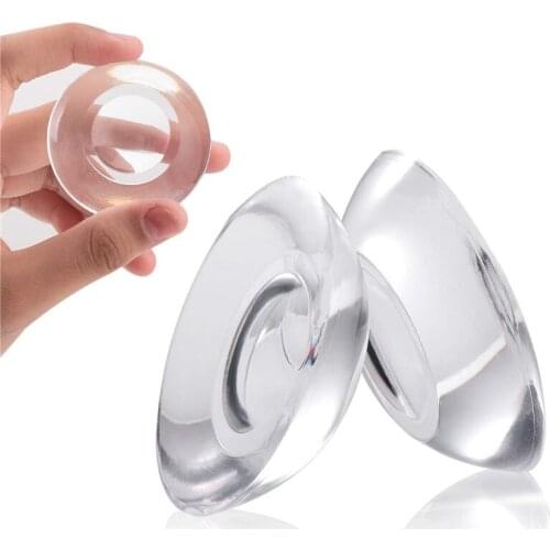 9 Pcs Wall Protector Door Handle Bumper Protective Plug Non-slip Stickers Self-adhesive Round Bumper Door Stop Muffler