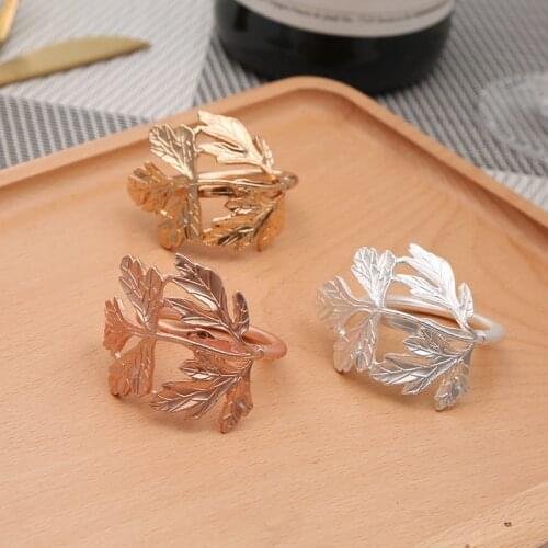 Free Shipping 10pcs/lot silver Gold napkin ring napkin buckle napkin holder for hotel dining table and wedding party decoration