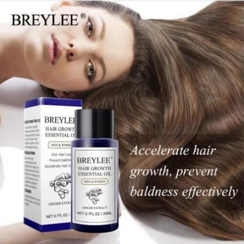 BREYLEE Hair Growth Fast Care Essential Oil Hair Serum Growth Oil Shampoo Treatments Liquid Prevention Anti Hair Loss Care 20ml