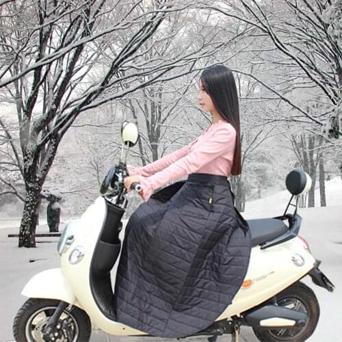 Electric Motorcycle Cover Waterproof Scooter Windshield Quilt Winter Riding Windproof Cotton Skirt Knee Waist Leg Cover