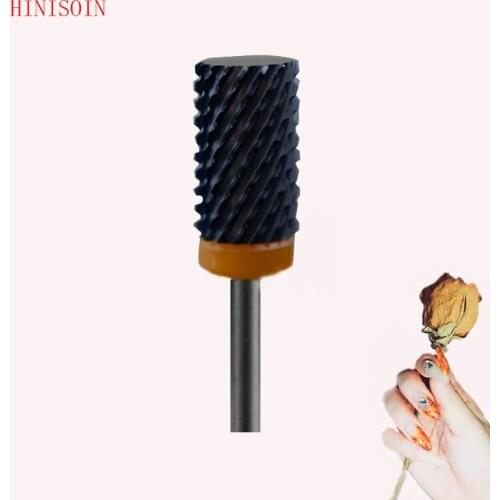 Black Ceramic Nail Drill Bit-5Pcs/Lot - Lager Barrel Bit - (1079.066)