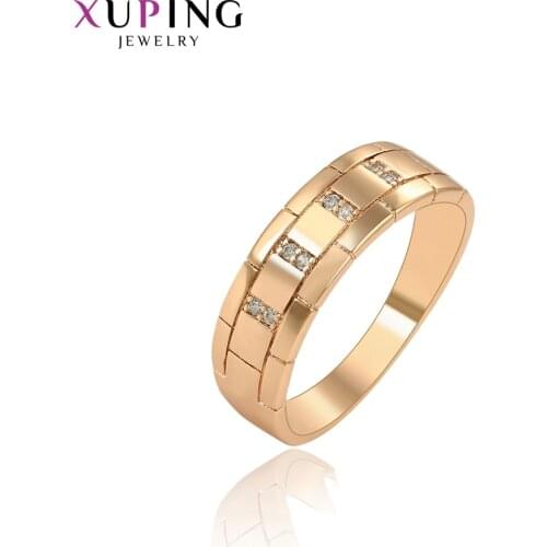 Xuping Jewelry Elegant Ring with Synthetic Cubic Zirconia for Girl Women Nice Birthday Gift 16016