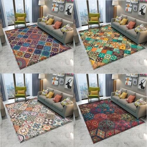 Geometric stripe printing plaid music design rug bedroom decor vortex rug rugs for bedroom Carpet in the living room floor mat