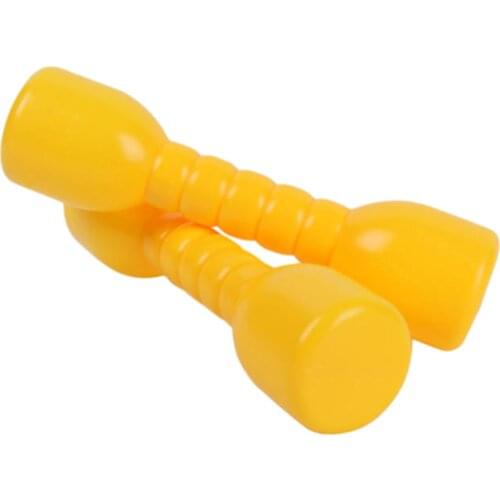 2pcs Weightlifting Toys Matte Rack Stands Holder Weightlifting Home Recreational Durable Children Dumbbells Equipment Hand weigh