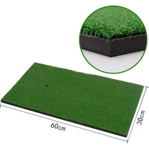 Simulation Lawn Golf Mat Residential Indoor Practice Hitting Training Mat Rubber Tee Holder