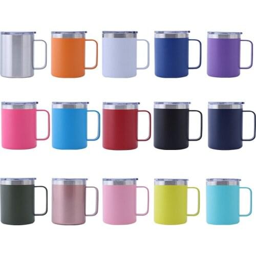 Creative Mug With Handle 304 Stainless Steel Insulation Office Cup Outdoor Sports Portable Ice Tyrant Coffee Beer Cup
