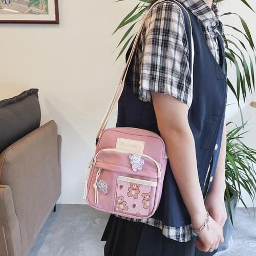 Weysfor Harajuku Women Girls Small Cute Student Bag College Schoolbag Women Book Backpack Kawaii Ladies Fashion Shoulder Bags