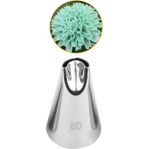 Chrysanthemum Nozzles For Cakes Fondant Decorating Stainless Steel Pastry Icing Piping Tips Bakeware Kitchen Baking Tools