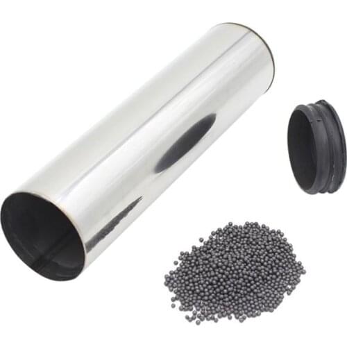 Sand Shaker Orff Percussion Instrument Stainless Steel Cylinder Rhythm Maracas Metal Hand Percussion