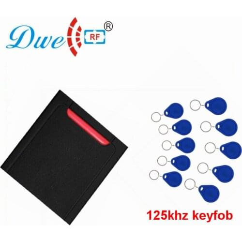 DWE CC RF Access Control Card Reader PVC Proximity 125khz or 13.56mhz RFID Reader For Door Access Waterproof D301