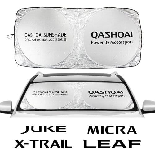 Car Windshield Sunshades For Nissan Qashqai X-Trail Altima Murano Maxima Leaf Sun Shade Covers Front Window Visors Accessories