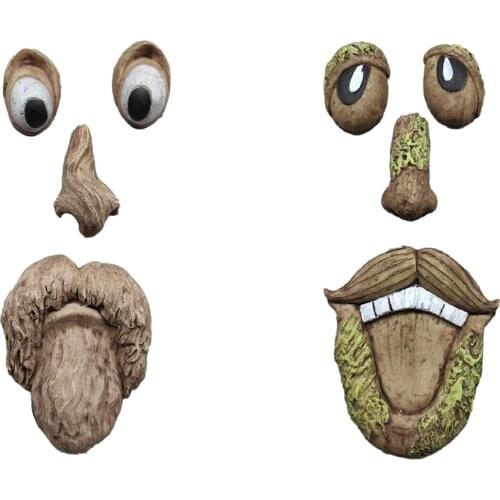Old Man Tree Hugger Tree Face Decor Funny Old Man Tree Statue Yard Art Treeman Decor Garden Peeker Elder Treant Dress Up Mask