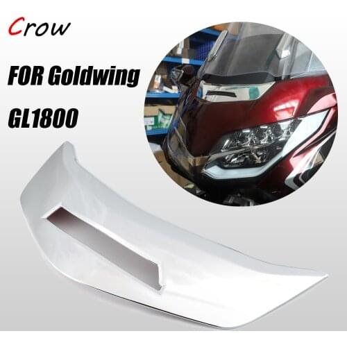 The accent chrome cover decoration of the front fairing is used for Honda Goldwing 1800 F6B GL1800 2018 2019 2020