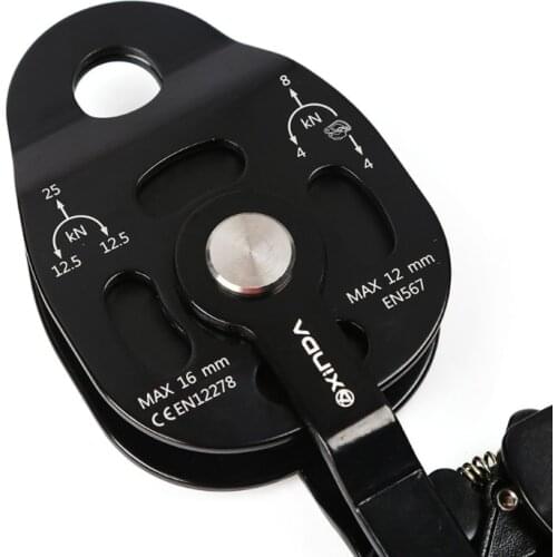 517A Pulley Ascenders Aluminum Alloy Heavy Objects Lifting Tool Pulley Ascenders