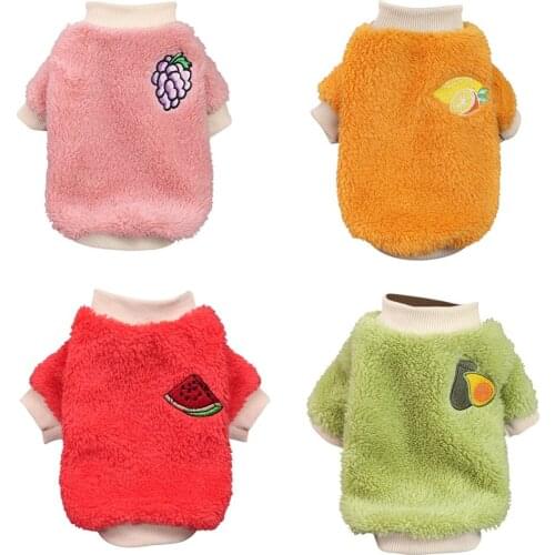 Winter Warm Pet Clothes for Chihuahua Shih Tzu Pet PuppyCat Pullover Clothing Pet Sweatshirt for Small Medium Dogs Pet Apparel