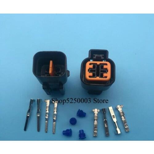 5 Set 4 Pin connector PB621-04020 PB625-04027 Kum Female And Male ABS Sensor Fog Lamp Automotive Wiring Harness Connector