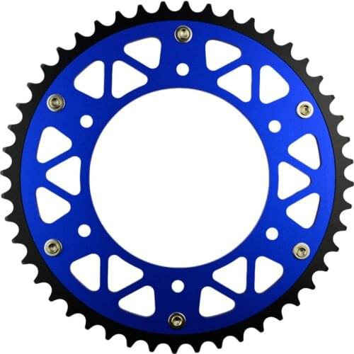 AHL 48T High Performance Motorcycle Steel Aluminum Composite Rear Sprocket for SX 125 SX125 1994-2014