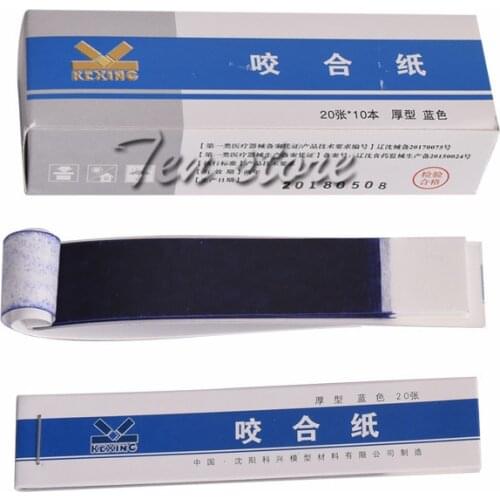 200 sheet / box dental dentist articulating blue paper whitening strips dental laboratory material dental products dentist teeth
