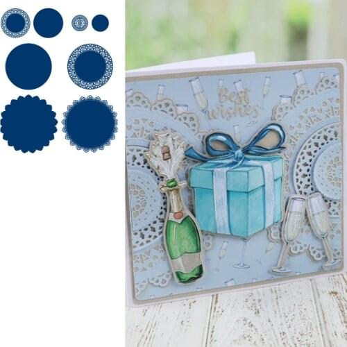 Upstaged Doily Metal Cutting Dies Scrapbook Diary Decoration Stencil Embossing Template DIY Greeting Card Handmade 2021 NEW