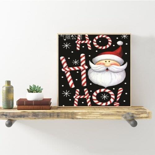 25CM DIY 5D Diamond Painting Kits Full Drill Painting Christmas Diamond Pictures for Wall Decoration Christmas Painting Canvas