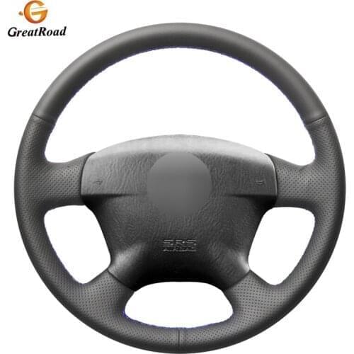 Hand-stitched Black Genuine leather Car Steering Wheel Cover for Honda Accord 10 2018 2019 Insight 2019