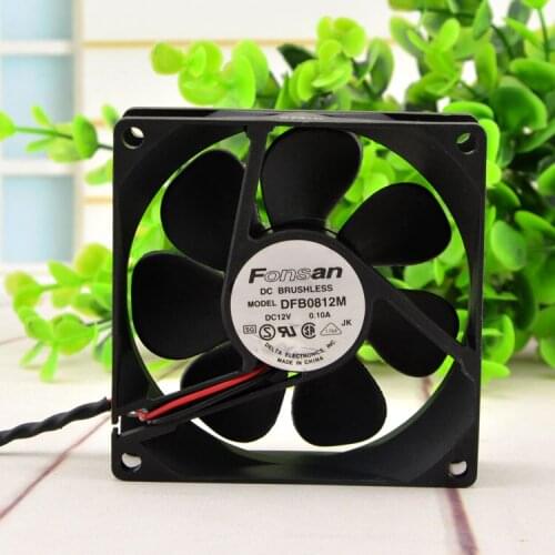 New original DFB0812M 8CM 0.10A 8025 chassis silent cooling fan