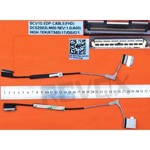 New Laptop LCD Cable for DELL INSPIRON 15R 7566 7567 FHD PN: 0VC7MX DC02002LM00 Notebook LCD LVDS Cable
