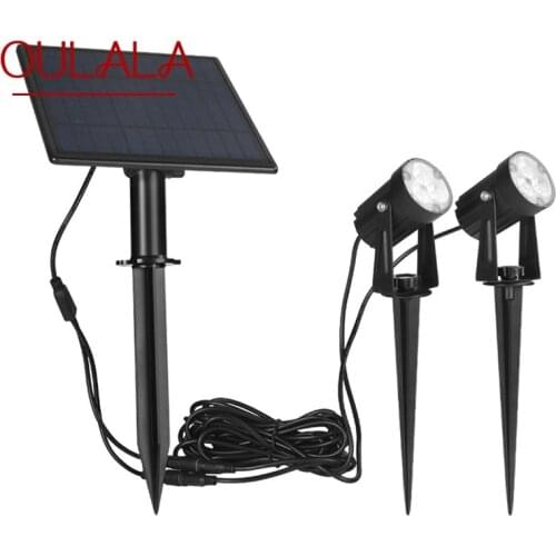 OULALA Outdoor Solar Lawn Light Waterproof LED Spotlight New Home Decorative For Courtyard Garden Landscape