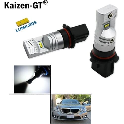 2pcs 6000K Xenon White Powered By Luxeon SH23W LED Replacement Bulbs For 2010 and 2011 Mercedes W212 C207 A207 E350 E550