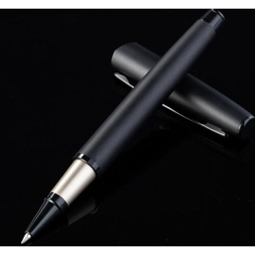 Brand New 07 Metal Ball Point Pen Matte Black Signature Ink Pens Business Office School Supplies Writing