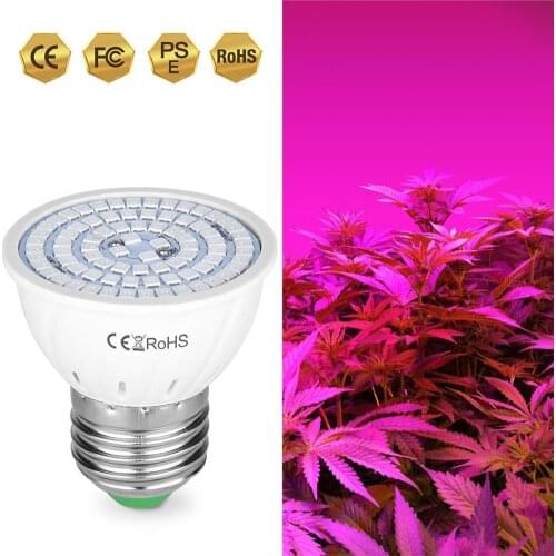 Led B22 Hydroponic Growth Light E27 Grow Bulb MR16 Full Spectrum UV Lamp Plant E14 Flower Seedling GU10 MR16 for Indoor