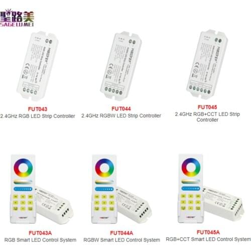 MiLight Smart LED Strip Controller RGB RGBW RGB+CCT FUT043 FUT044 FUT045 FUT043/FUT044A FUT045A LED Control System for Led Strip