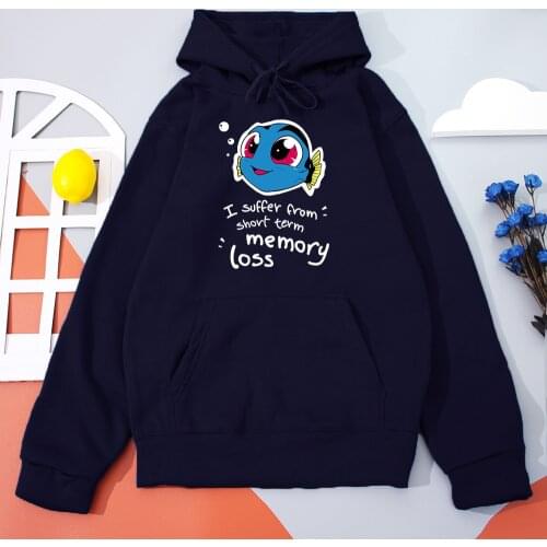 Finding Dory Nemo Women Hoodies Casual Comfort Women Sweatshirt With Hood Lady Tracksuit Disney Cartoon Sea Fish Womens Clothes