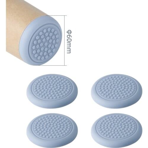 1set Sofa Leg Silicone Stops Coffee Table Protector Pad Furniture Bed Leg Holder Corner Bed Foot Stopper Anti-slip Mat Sticker
