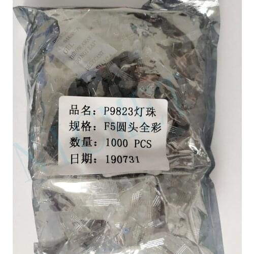 Fast 1000pcs DC5V PL9823 F5 5mm PL9823 F8 8mm Round RGB LED P9823 chipset inside RGB Full color Frosted LED Chips