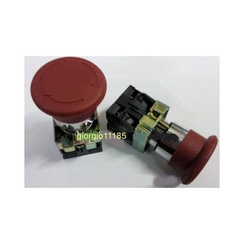5x Red Mushroom Twist Release Switch 1NO/1NC XB2-BS545