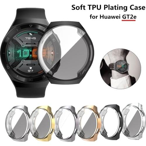 Case for Huawei watch gt 2e gt2e gt2 e cover tpu plating screen protector case smart watch electroplated plated protective