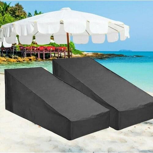 Patio Sunbed Lounger Furniture Cover Dust Waterproof Weather Protector Garden Furniture Swing Seat Outdoor Cushion Pillow Cover