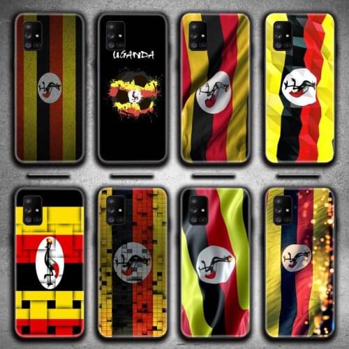 Uganda National Flag Phone Case For Samsung Galaxy A52 A21S A02S A12 A31 A81 A10 A30 A40 A50 A70 A80 A71 A51 5G