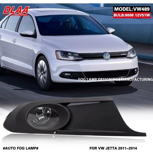 DLAA For VW Jetta 2011 2012 2013 2014 Front Fog Lights Car Styling Spot Light Fog Lamps With Switch - 1 Pair