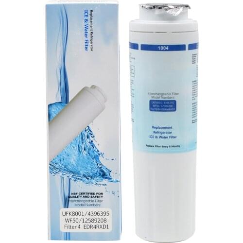 Gre1004 Refrigerator Water Filter Cartridge Activated Carbon Purifier Replacement For Maytag Ukf8001 Whirlpool Filter4 1 Piece